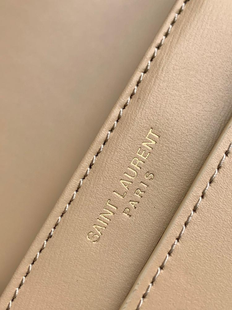 Solferino Small leather crossbody bag Beige