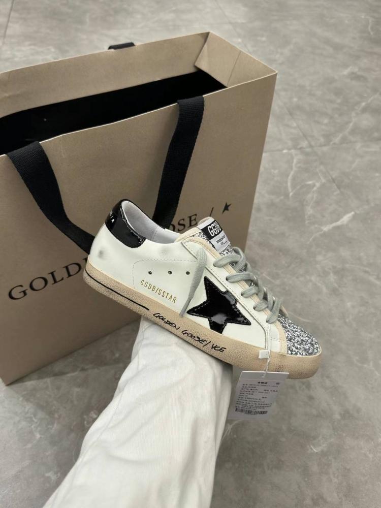 Golden Goose  /Black Star With silver Glitter
