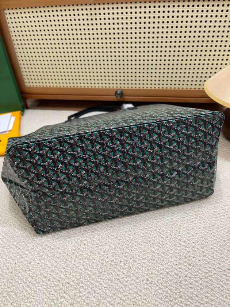 Goyard Goyardine Saint Louis  Green/ Black Claire Voie GM