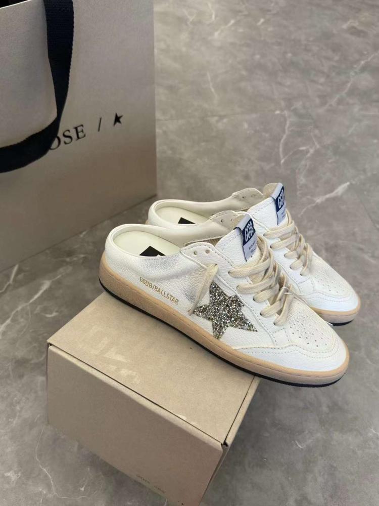 Golden Goose  /Silver Glitter Star