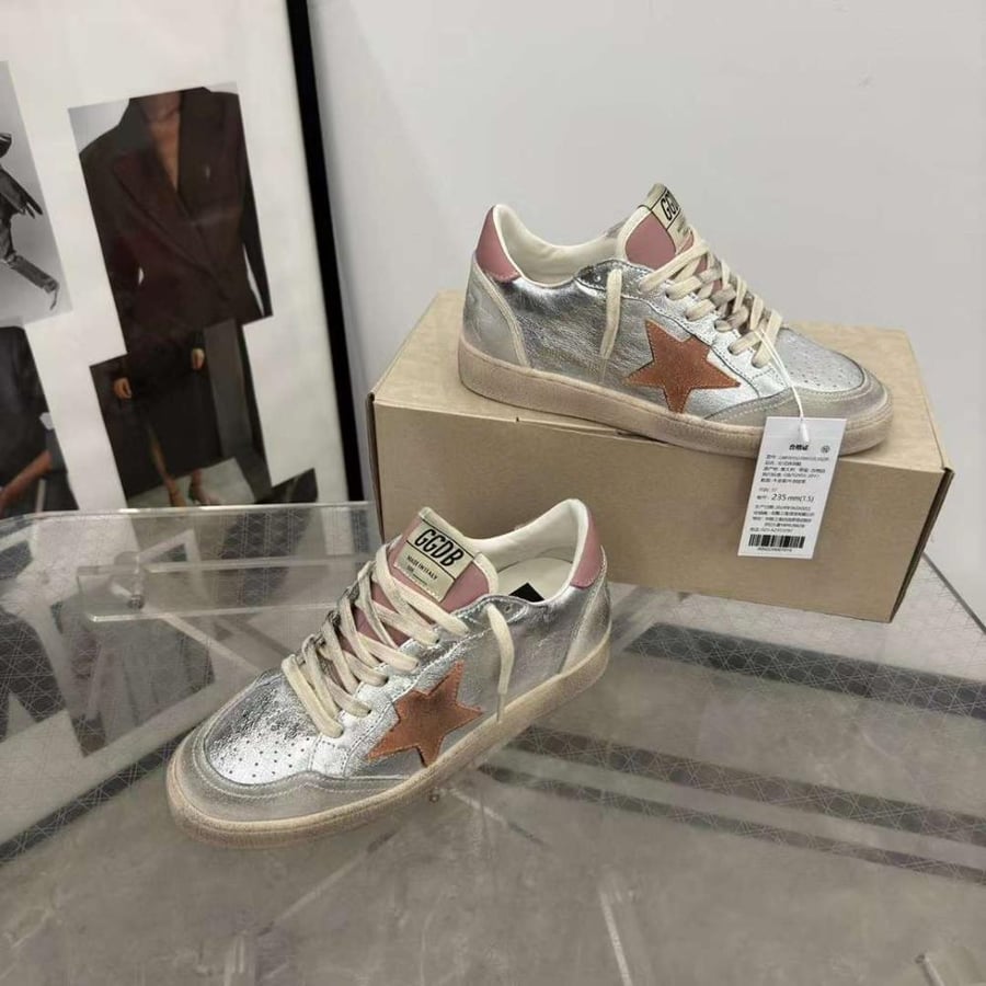Golden Goose  /Silver /PinkNude Star
