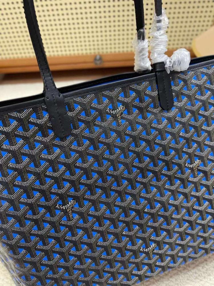 Goyard Goyardine Saint Louis Blue / Black Claire Voie PM