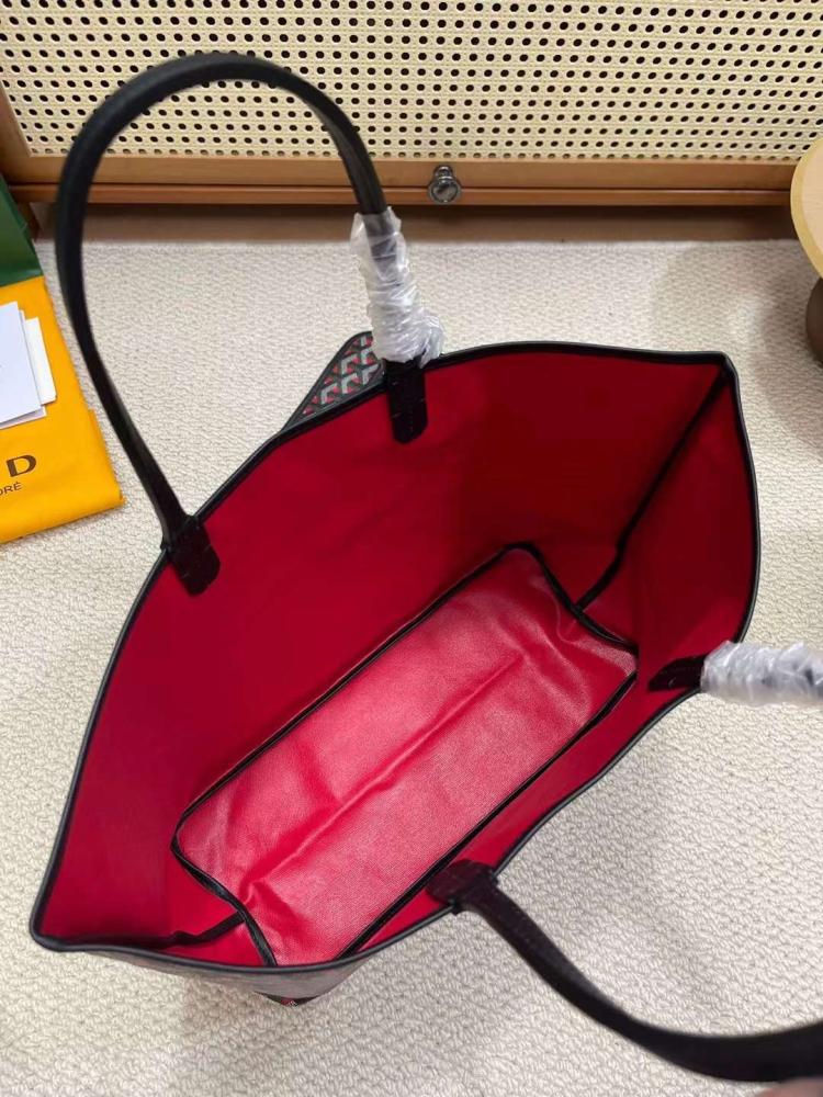 Goyard Goyardine Saint Louis Red / Black Claire Voie PM