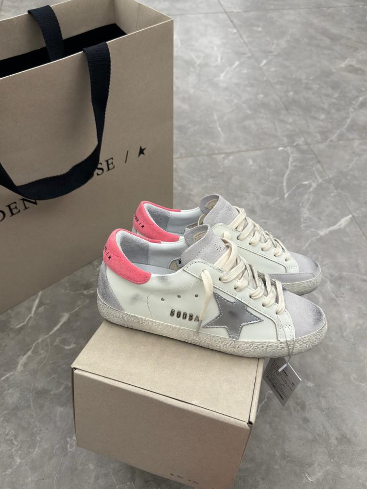 Golden Goose silver star/ Pink/