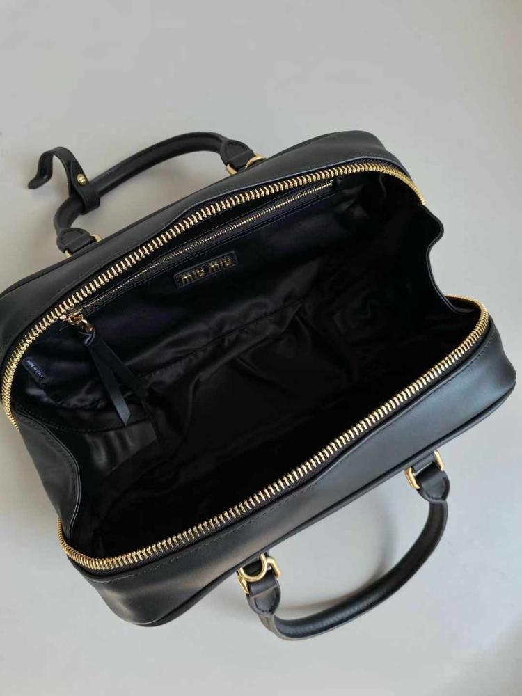 Arcadie Leather Black Bag