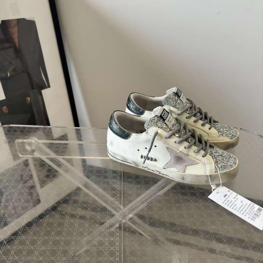 Golden Goose /GreyStar And Silver Glitter