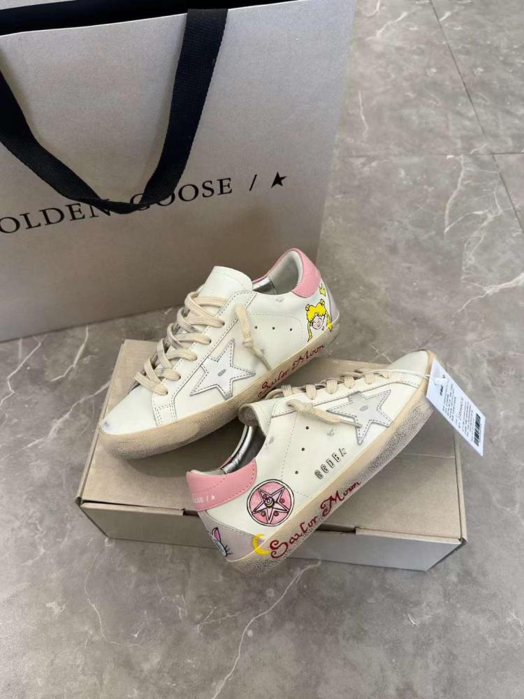 Golden Goose  /White/Pink