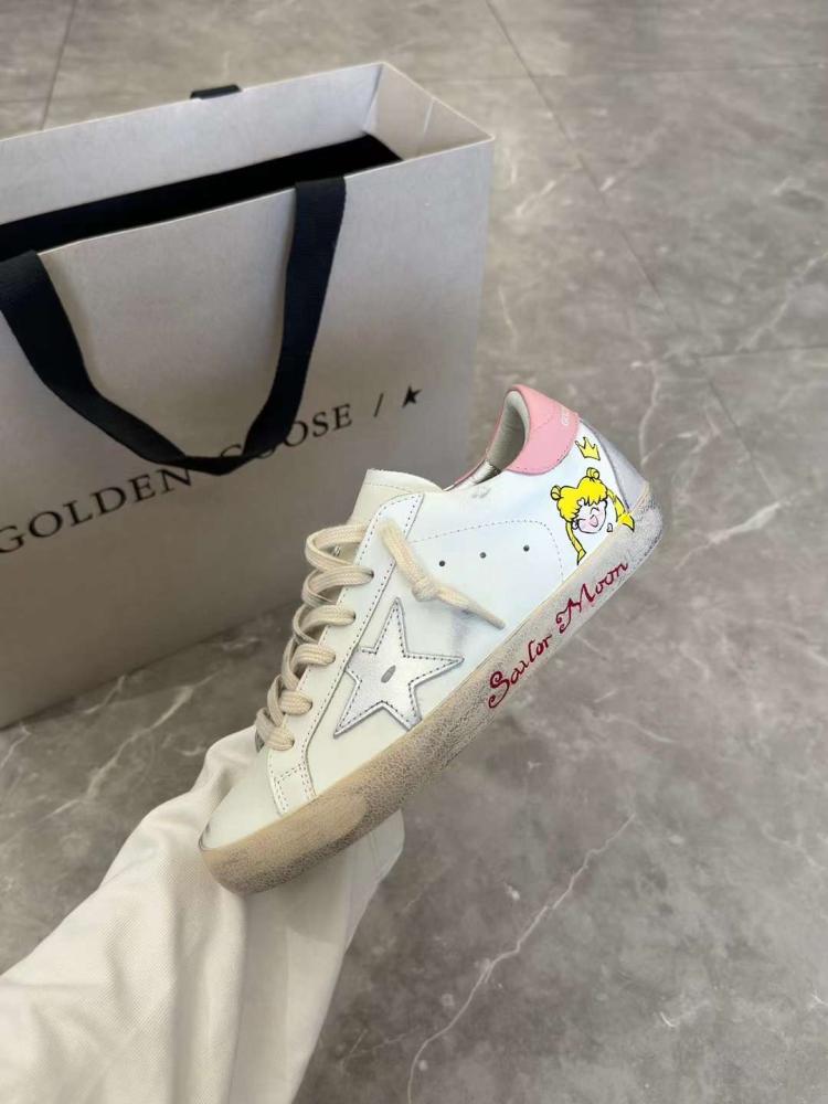 Golden Goose  /White/Pink