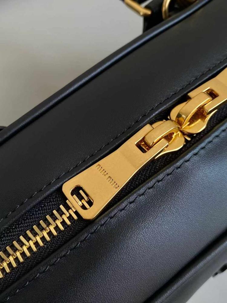 Arcadie Leather Black Bag
