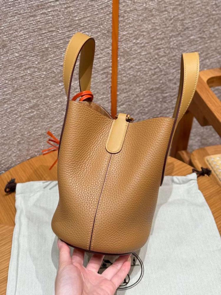Hermès In The Loop 18 Biscuit/Gold