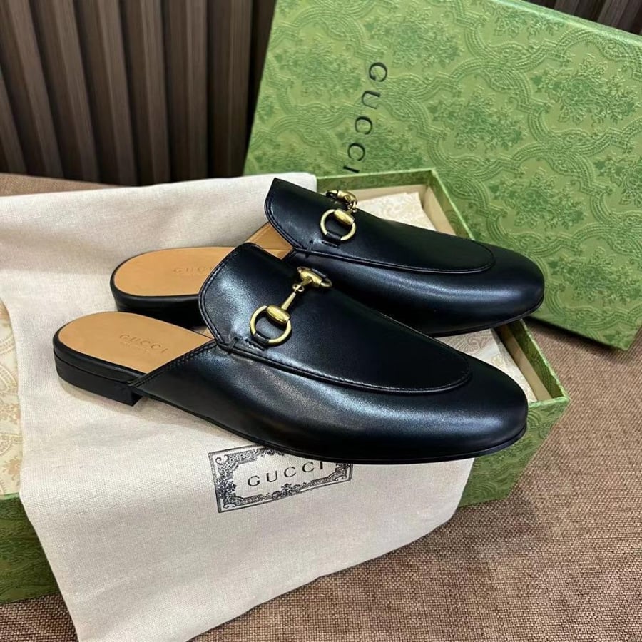 GUCCI Prince Town Mule Black