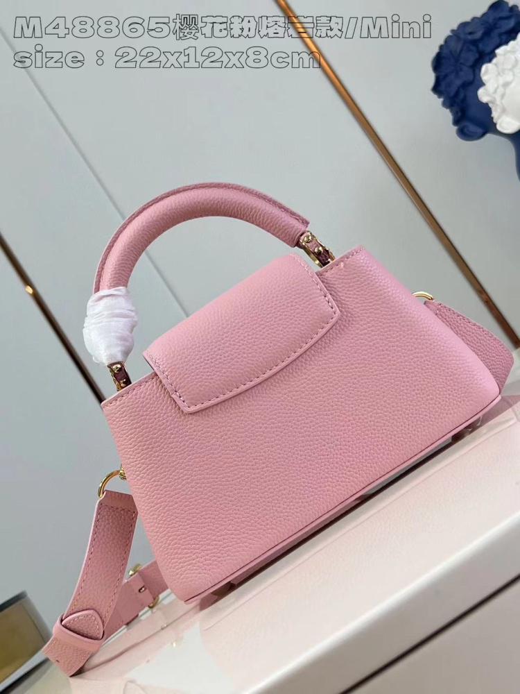 Capucines East-West Mini pink