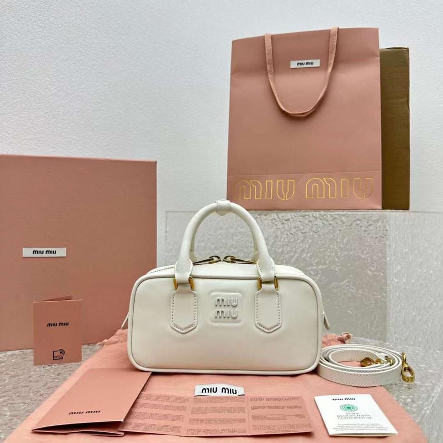 Arcadie Leather white  Bag