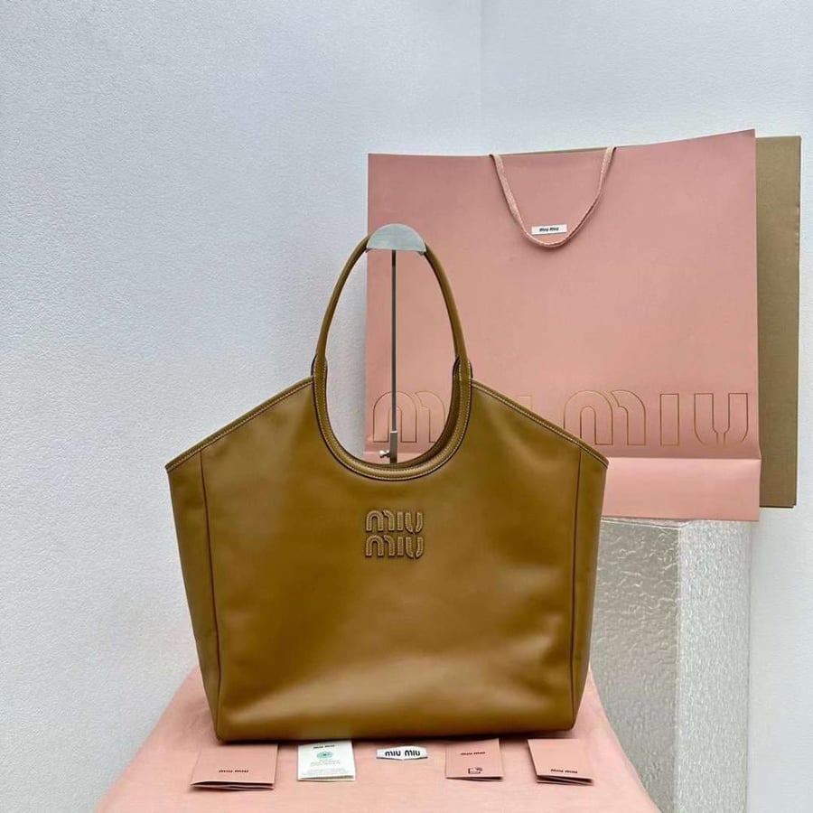 IVY leather  Brown bag