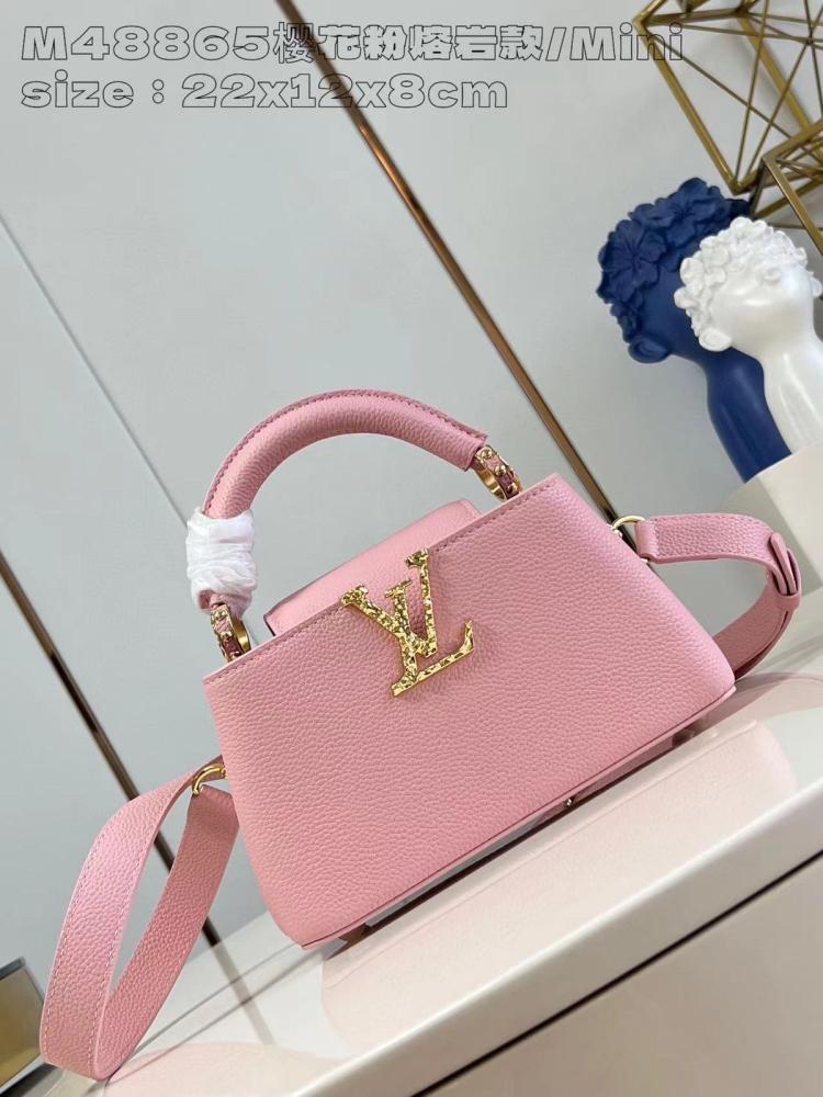 Capucines East-West Mini pink