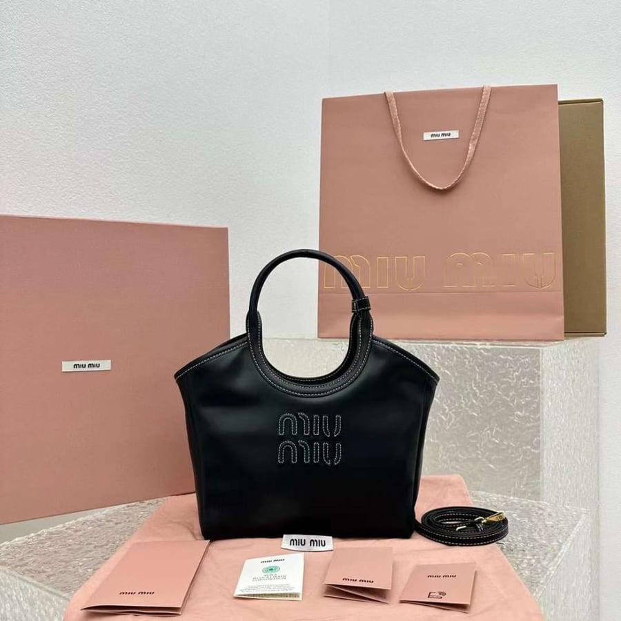 IVY leather Black  bag