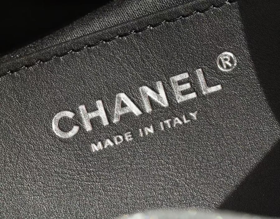 Chanel 25 Mini silver   bag
