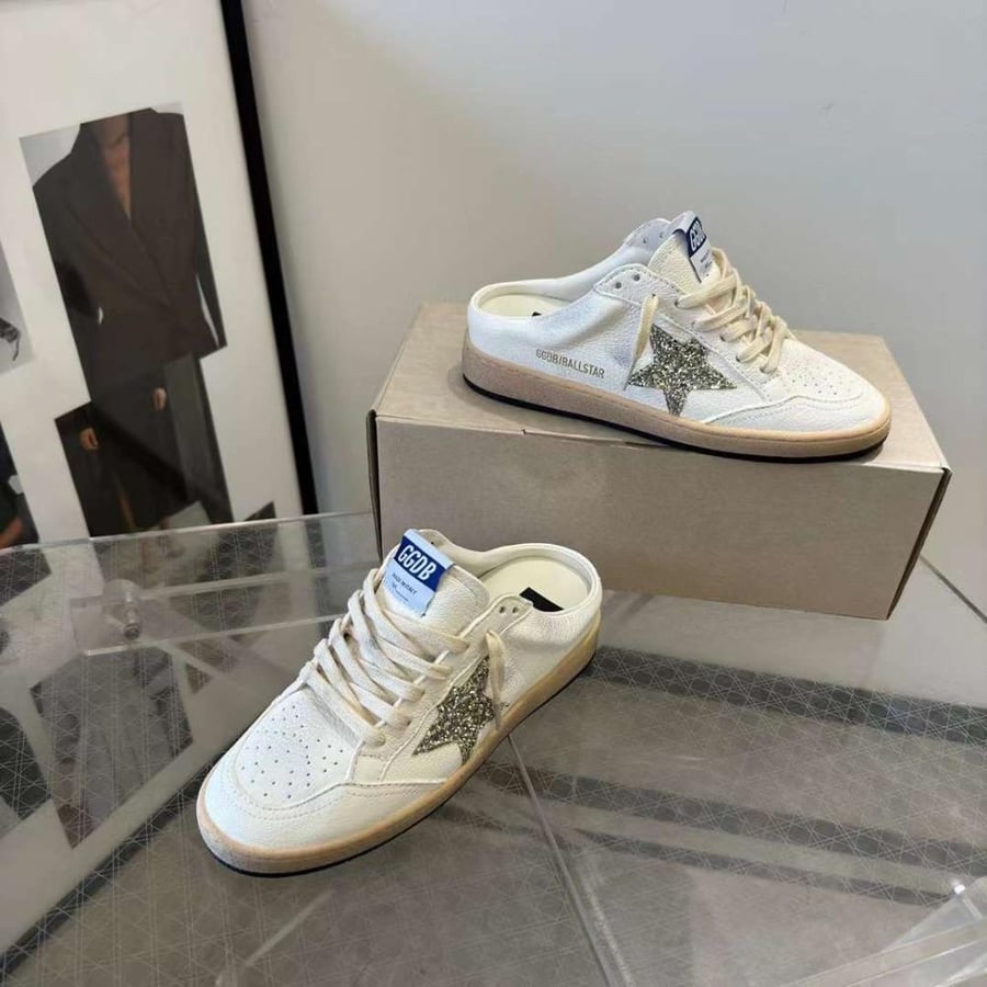 Golden Goose  /Silver Glitter Star