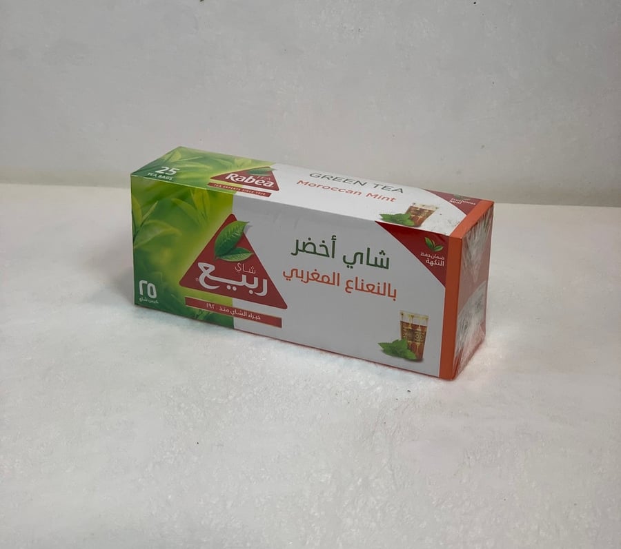 شاي ربيع اخضر بالنعناع المغربي 25 كيس
