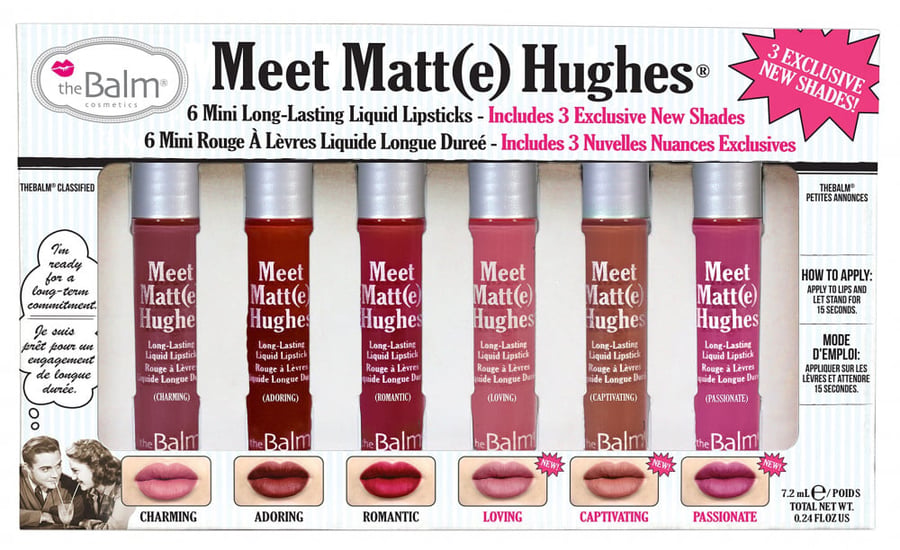 Set of 6 Mini Long-Lasting Liquid Lipsticks