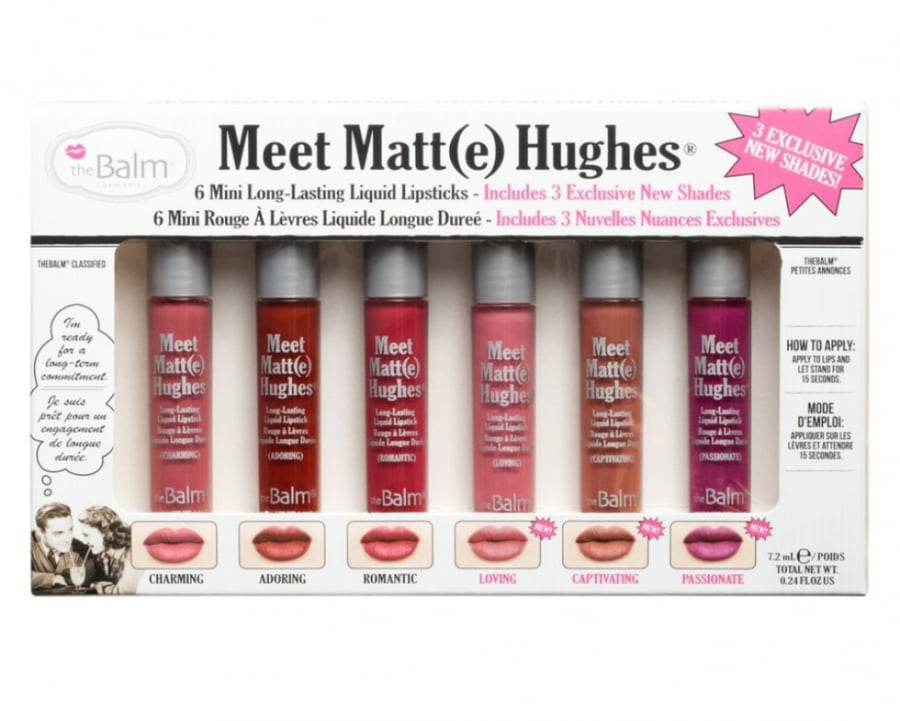 Set of 6 Mini Long-Lasting Liquid Lipsticks