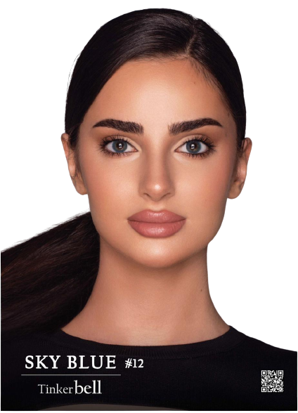 عدسات لاصقة من تانكر بيل - سكاي بلو