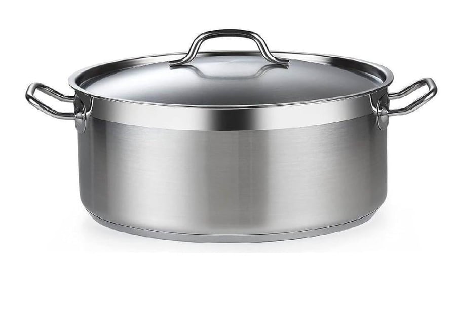 Low pot Turkish steel 40*19cm 22 liters INDUCTION