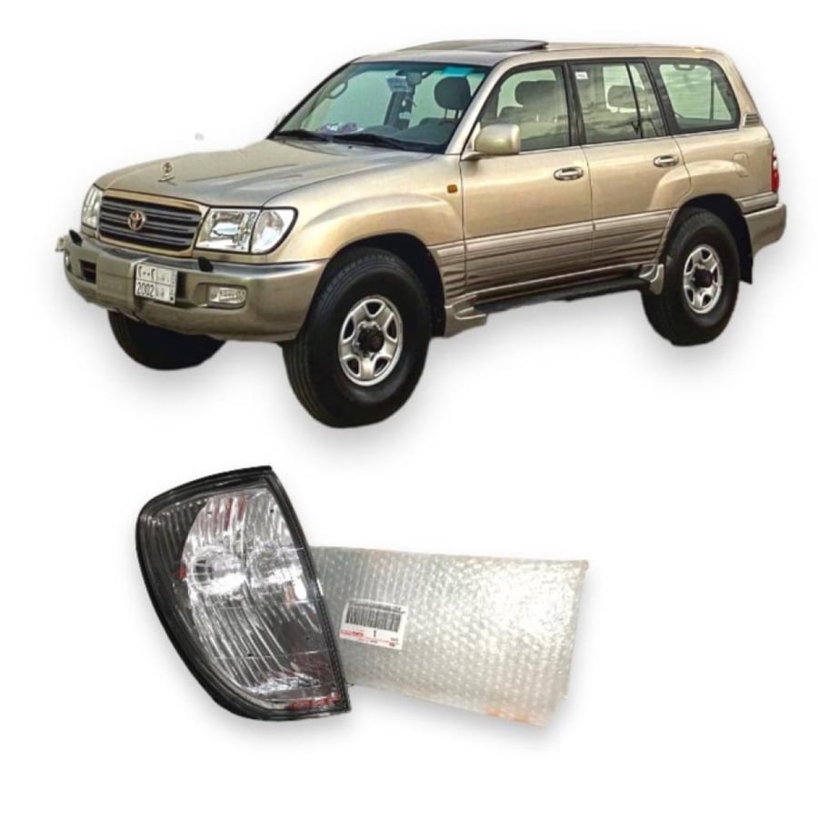 Front left corner light for Land Cruiser VXR clear 1998 - 2006 original
