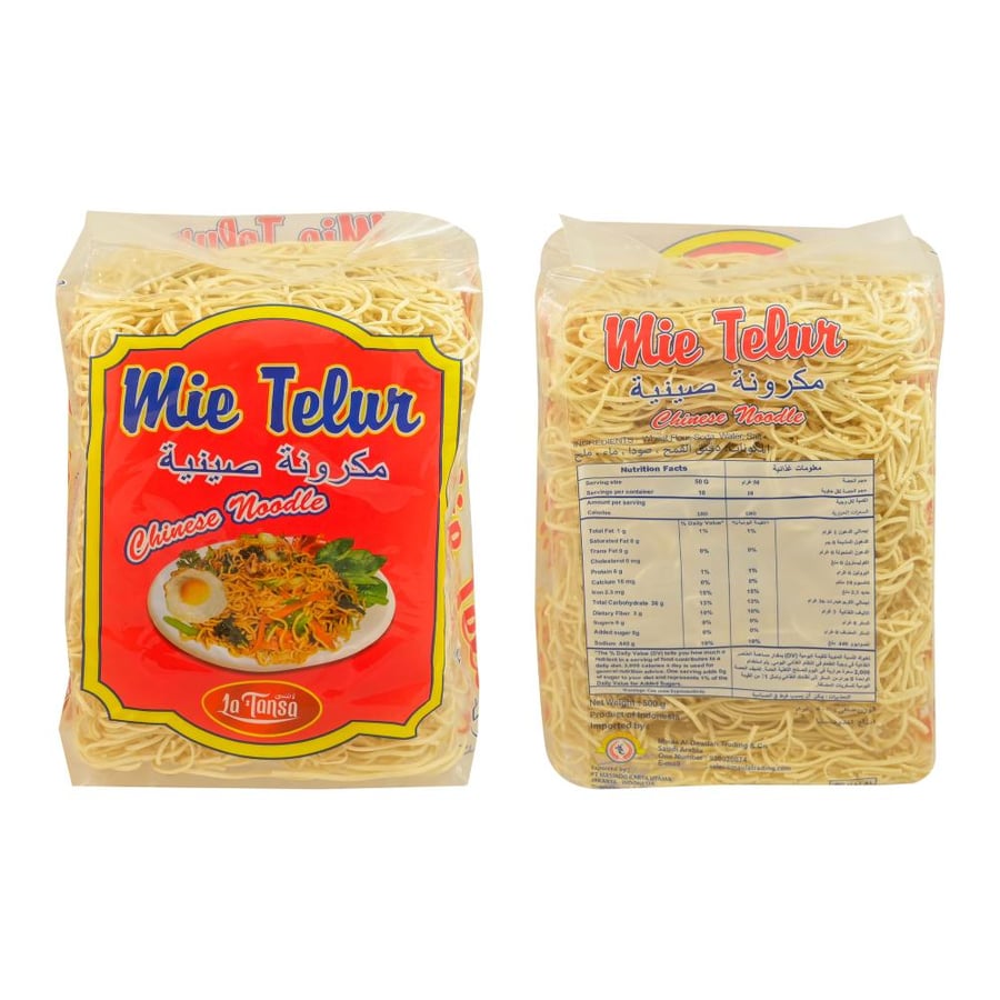 مكرونة صينية مي تيلور 500 جم – Mie Telur Chinese Noodles