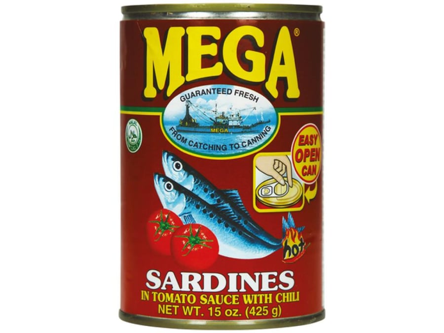 MEGA SARDINES IN TOMATO SAUCE WITH CHILI - ساردين ميجا سبايسي