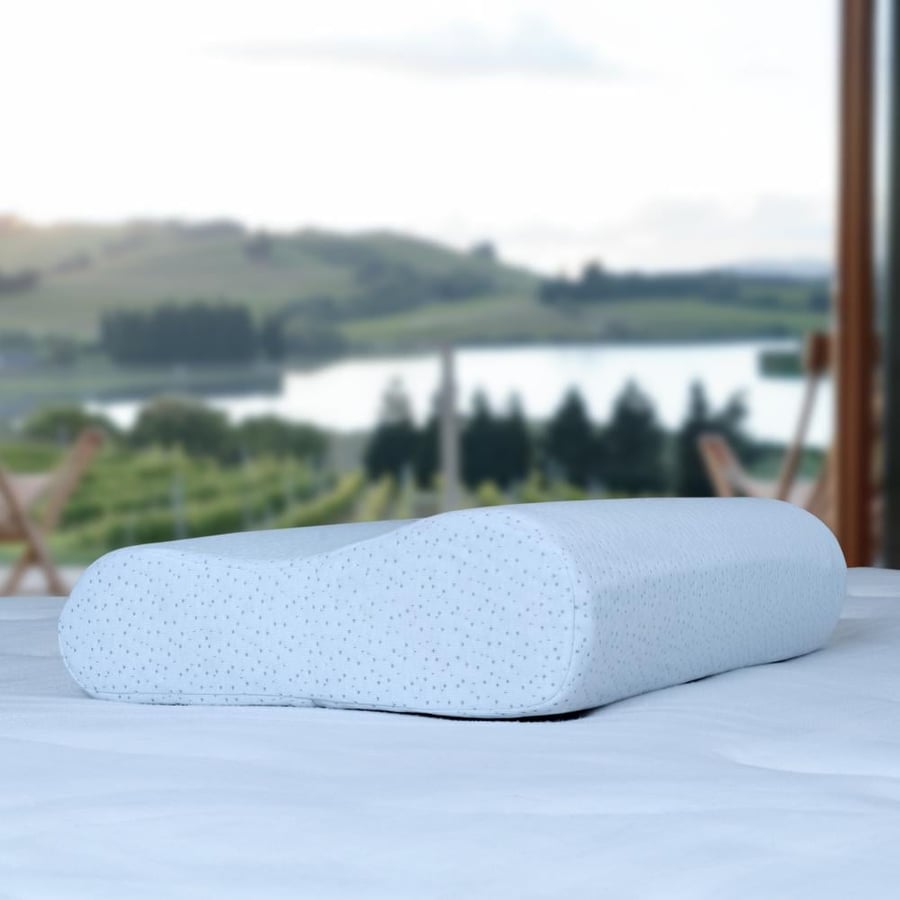 وسادة نوم تدعم الرأس والرقبة وتوفر راحة متوازنة