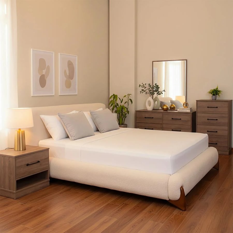 طقم غرفة نوم رويال فخم وجذاب بتصميم عصري من sleep box