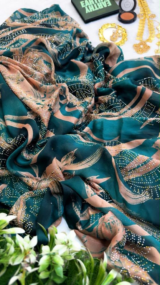 شيفون متروس كرستال بكامل القطعه