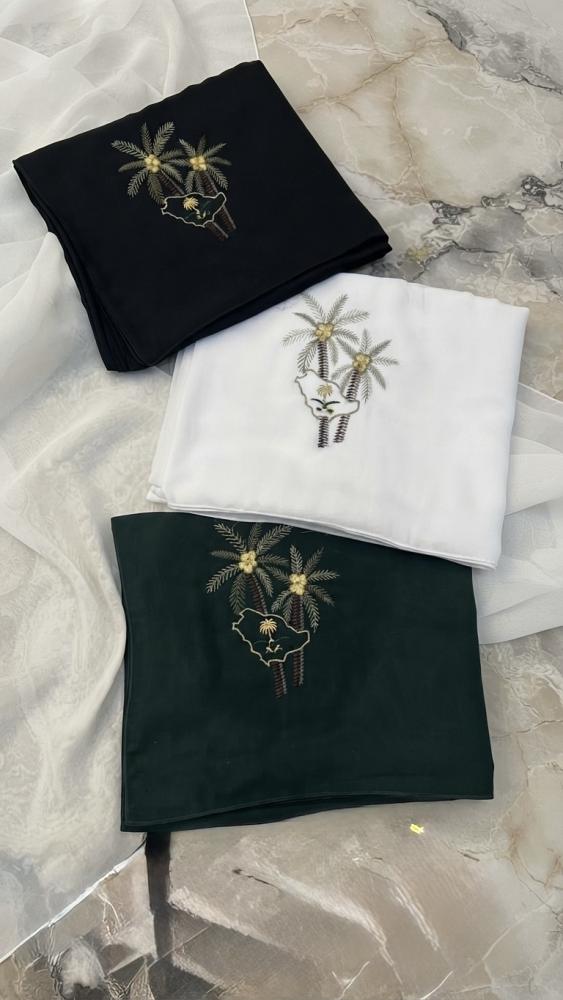 طرحة بتطريز وطني سعودي ٢