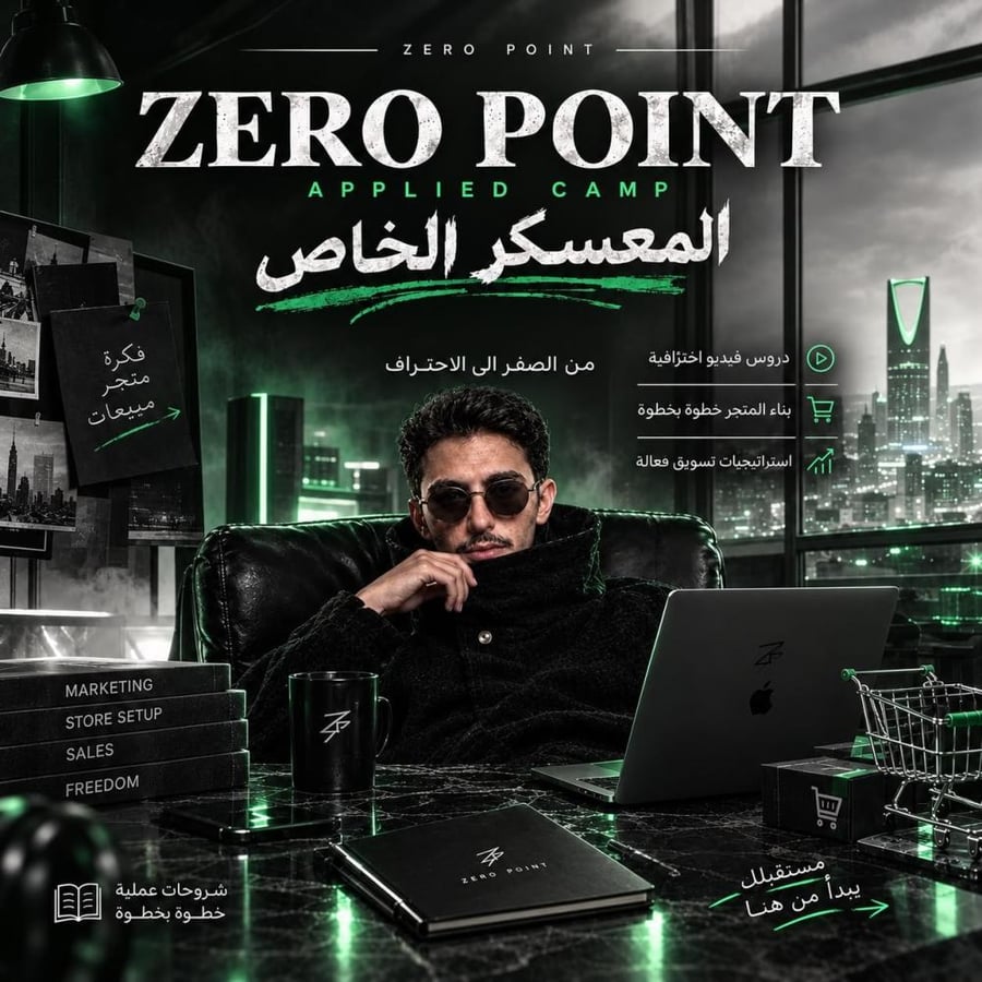 Zero Point | معسكر التطبيق لتجاره الحديثه