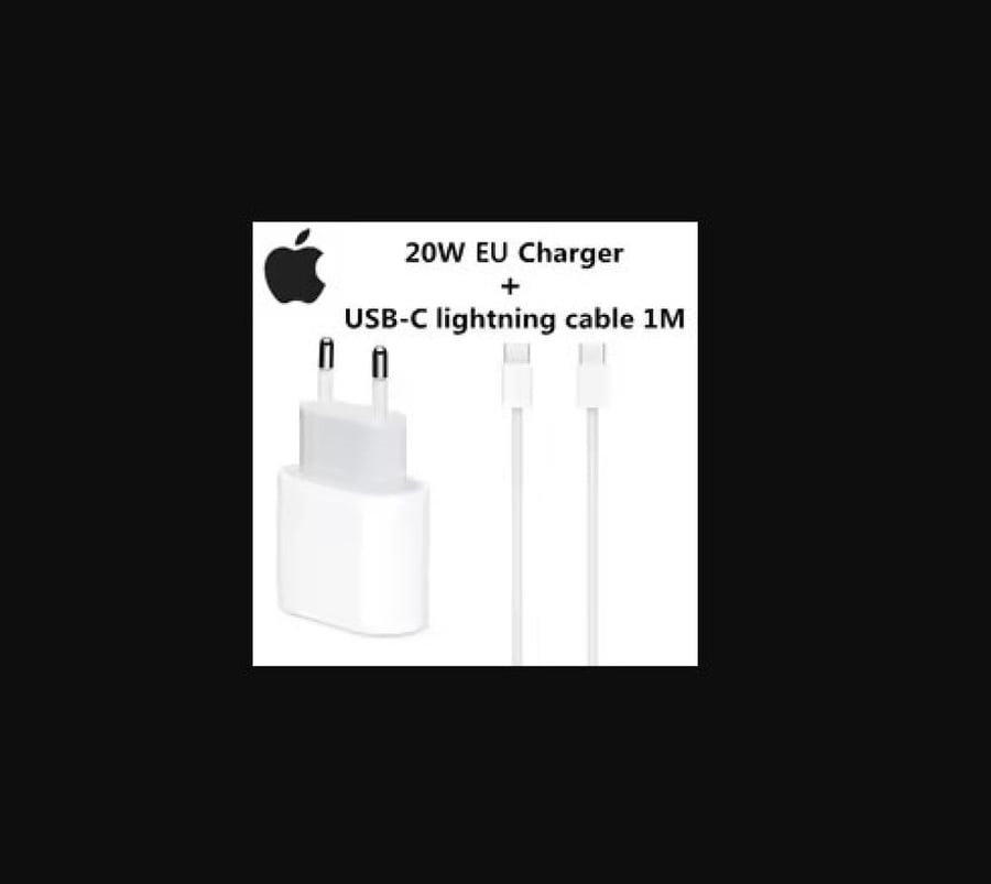 الأصلي 20 واط USB-C محول الطاقة آيفون 17 16 15 14 ميني برو ماكس نوع C شاحن سريع لابل آيفون X 12 13 زائد