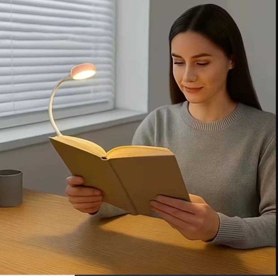 مصباح قراءة LED يعمل بالطارية,إضاءة متدرجة