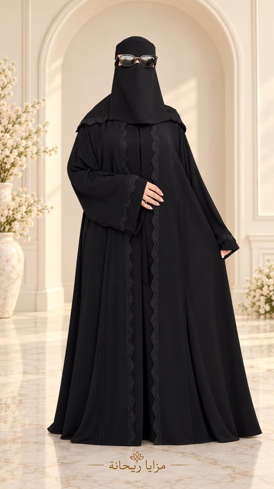 عباية إنترنت نص كلوش ببنسات وكلفك