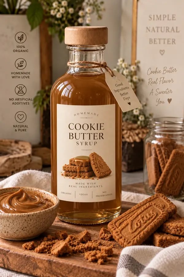 Homemade Cookie Butter Syrup – 250ml