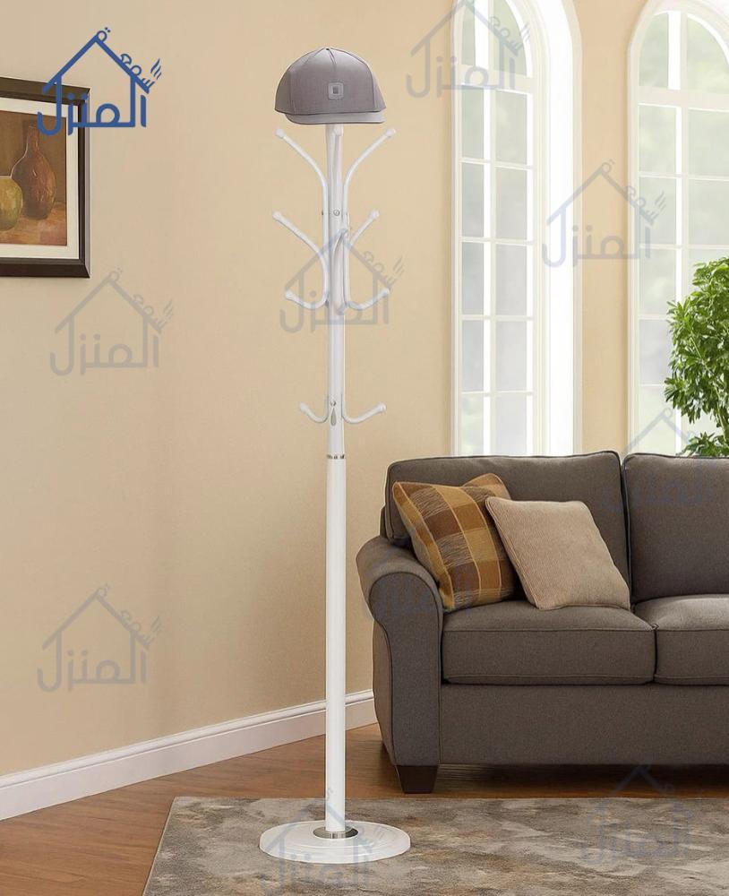 ستاند ملابس مودرن أبيض علاقة أرضية متعددة التعاليق