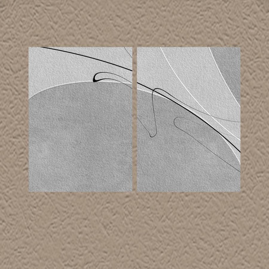 لوحة ثنائية تصميم عصري للمجالس