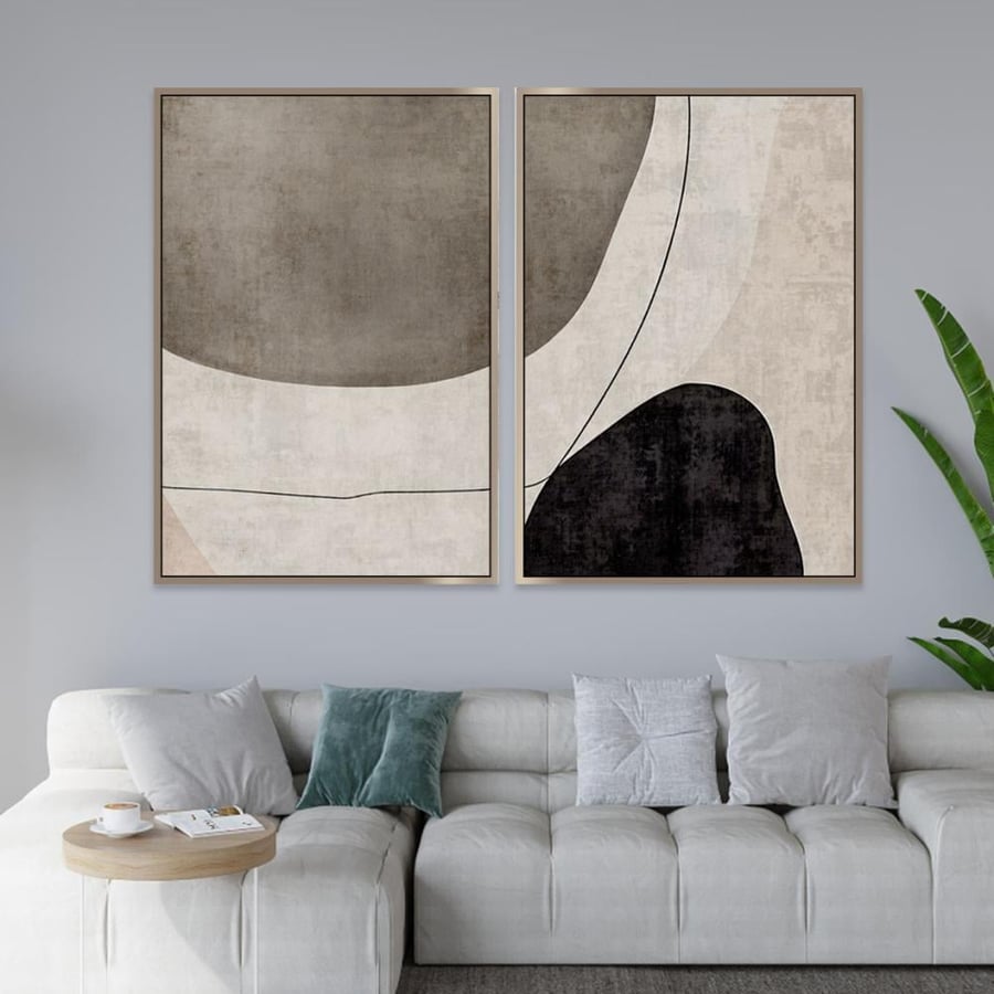 لوحة ثنائية تصميم عصري للمجالس