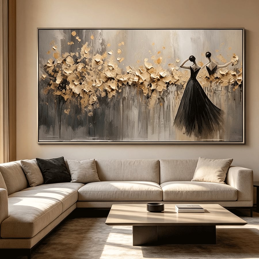 لوحة بنات  تصميم مودرن