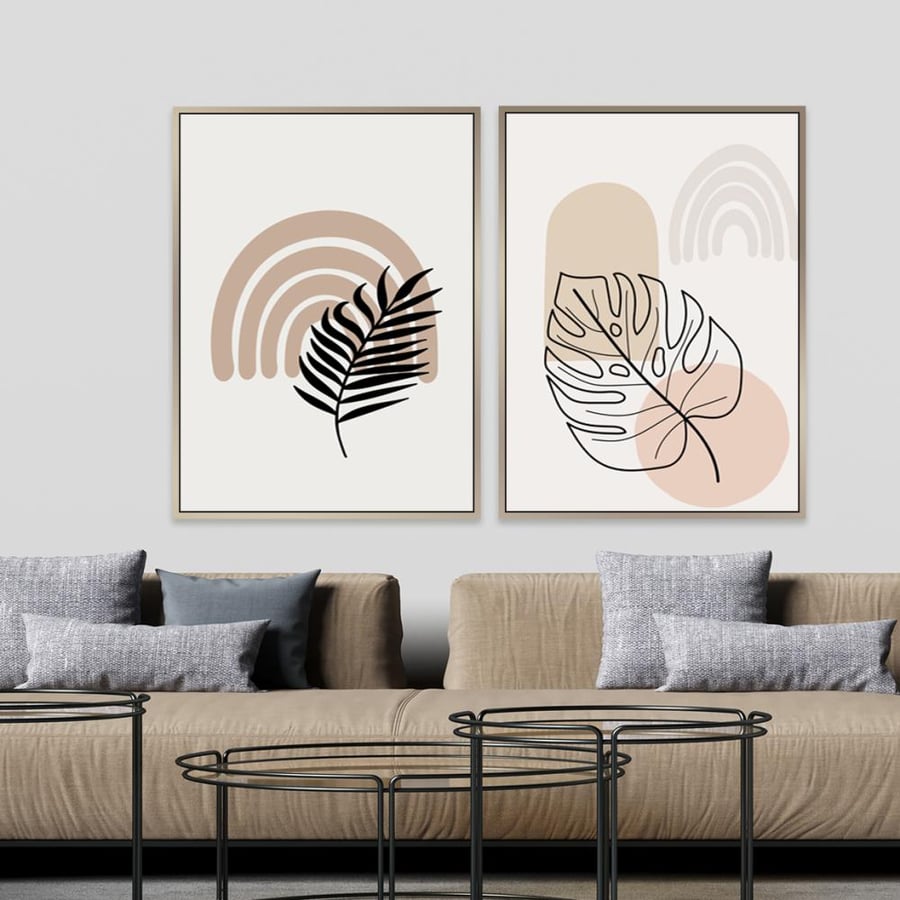 لوحة ثنائية تصميم عصري للمجالس