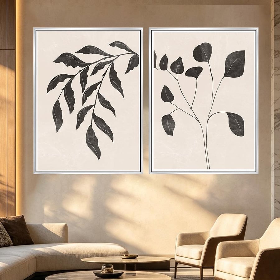 لوحة ثنائية تصميم عصري للمجالس