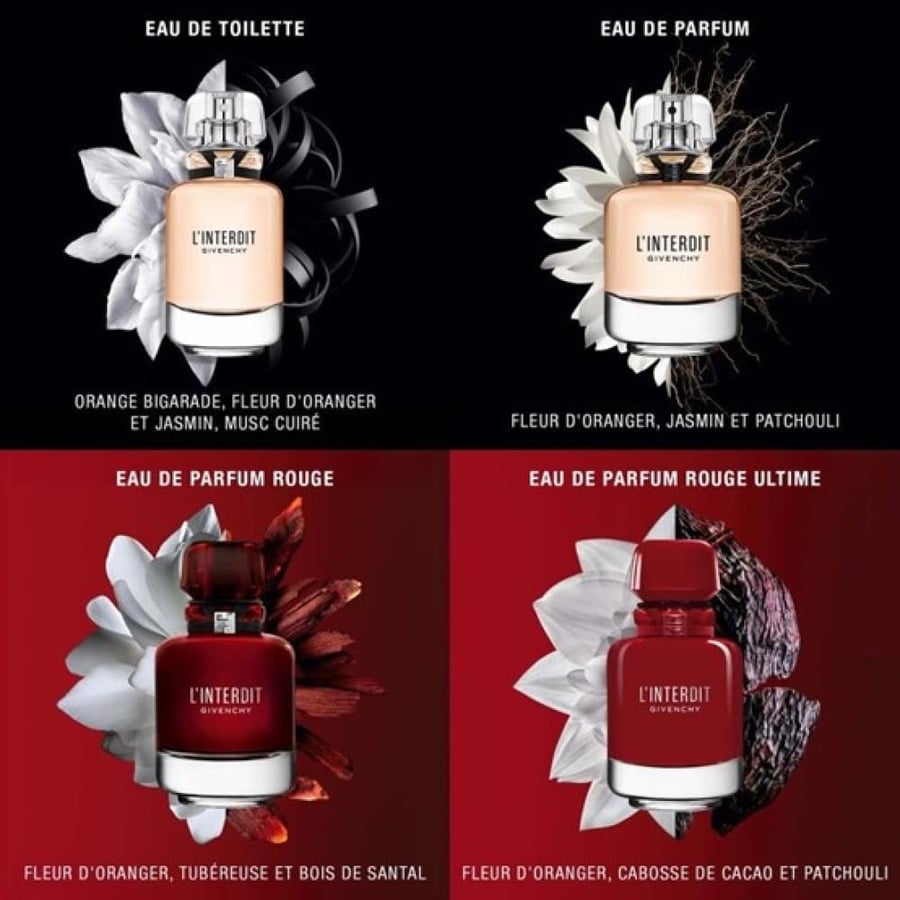 جيفنشي لانترديت روج التيم givenchy l interdit rouge ultime parfum