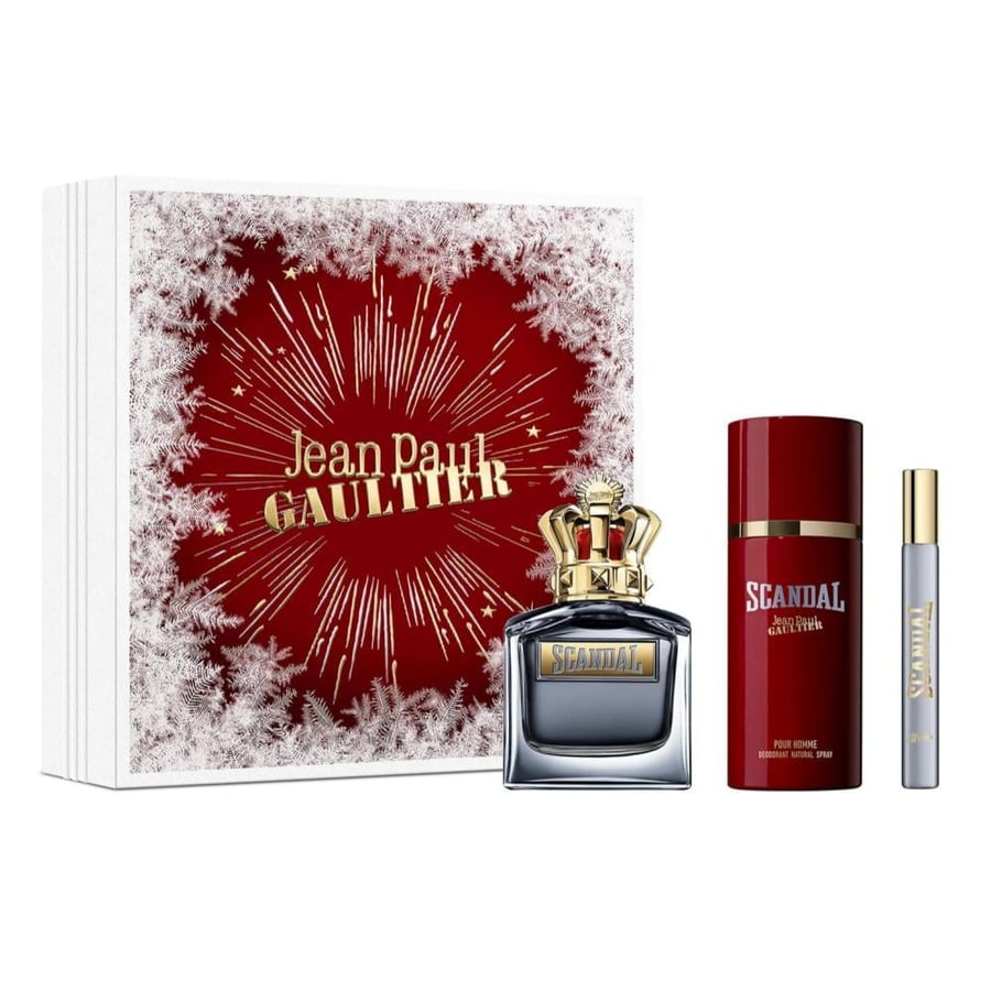 طقم جان بول غوتييه سكاندال الرجالي تواليت  scandal mens EDT set