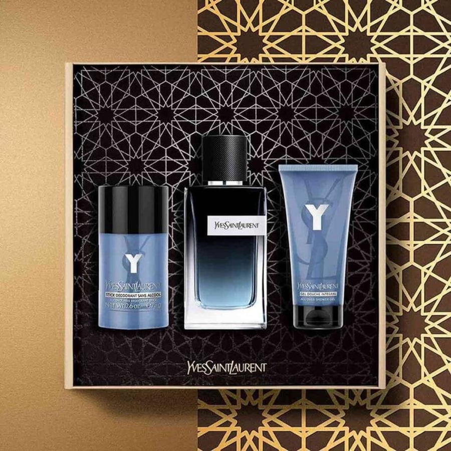 طقم سان لوران واي ايو دي برفيوم 3قطع saint laurent Y eau de parfum set