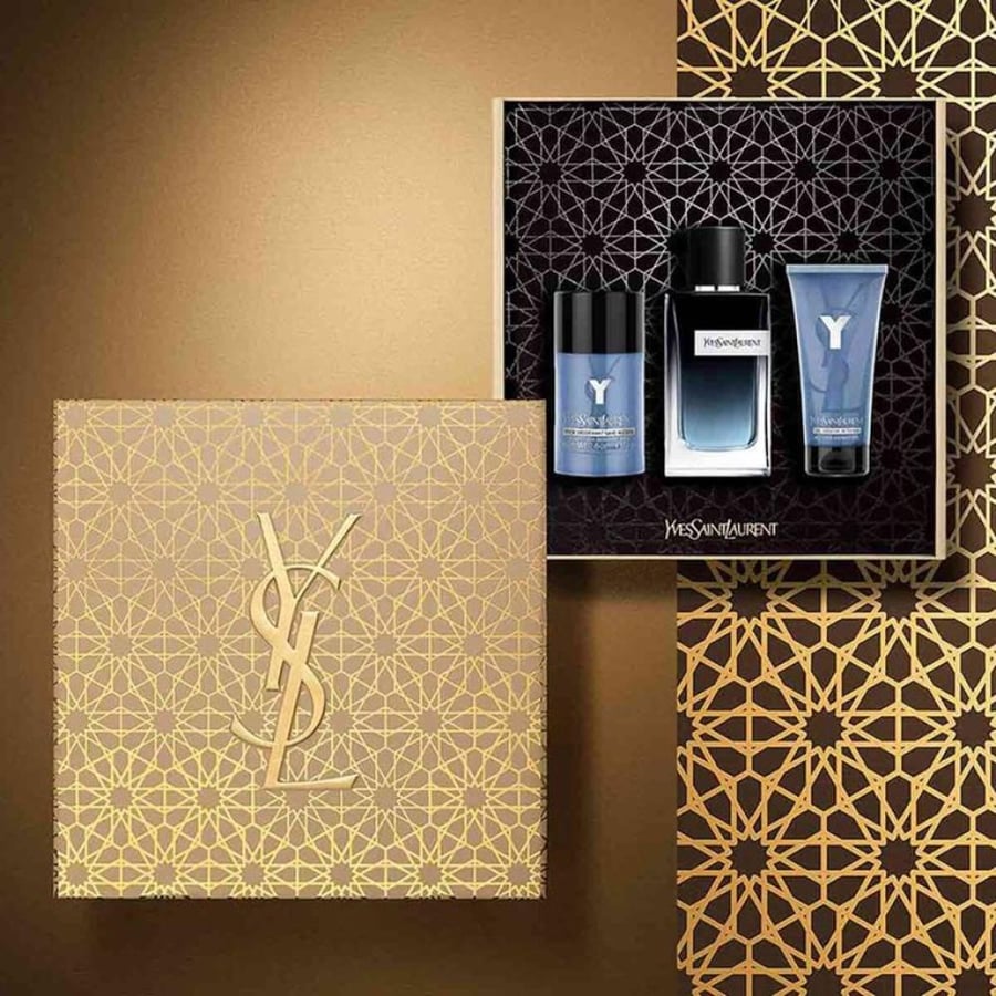 طقم سان لوران واي ايو دي برفيوم 3قطع saint laurent Y eau de parfum set