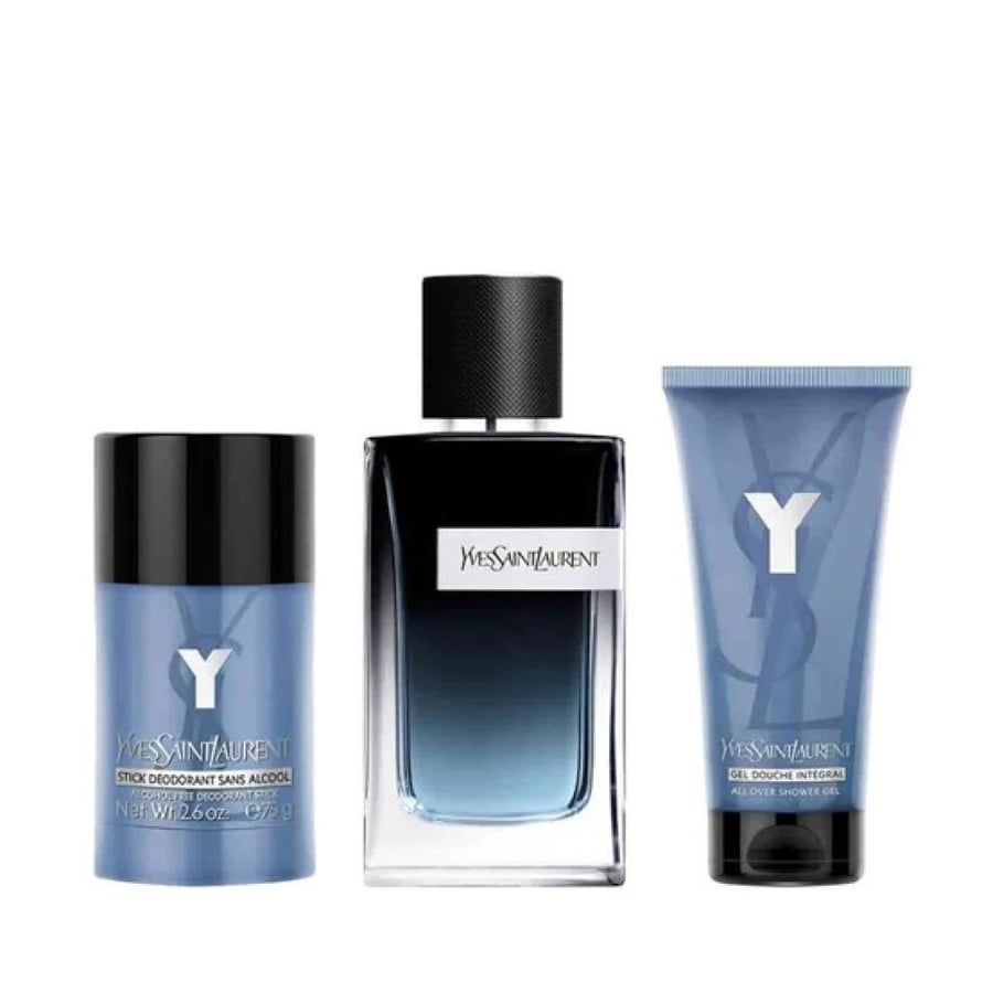 طقم سان لوران واي ايو دي برفيوم 3قطع saint laurent Y eau de parfum set